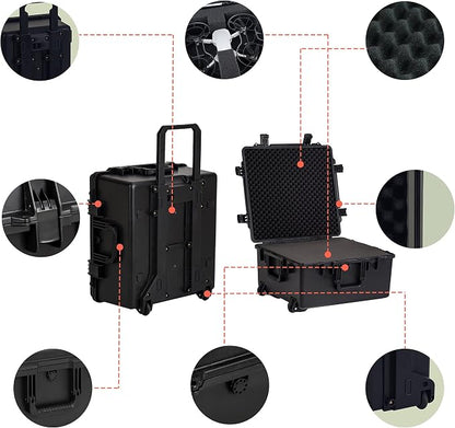 MEIJIA Portable All Weather Waterproof Hard Case, Camera Case - Image 6