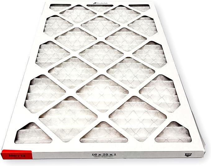 Proairtek AF16251M13SWH Model 16x25x1 Pack of 6 Air Filters, MERV 13; Ideal - Image 3
