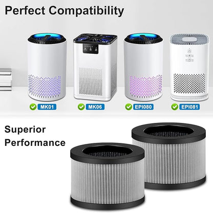 2 Pack MK01 MK06 Air Filter Replacement Compatible - Image 3