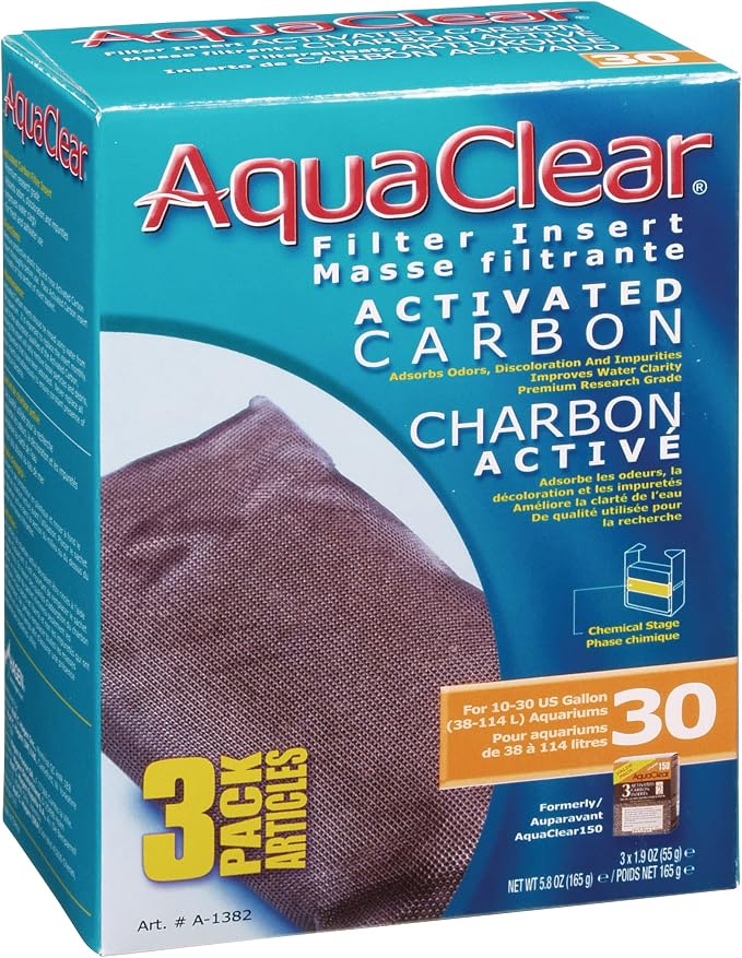 AquaClear A1382 Activated Carbon Insert, 30-Gallon Aquariums - Image 3