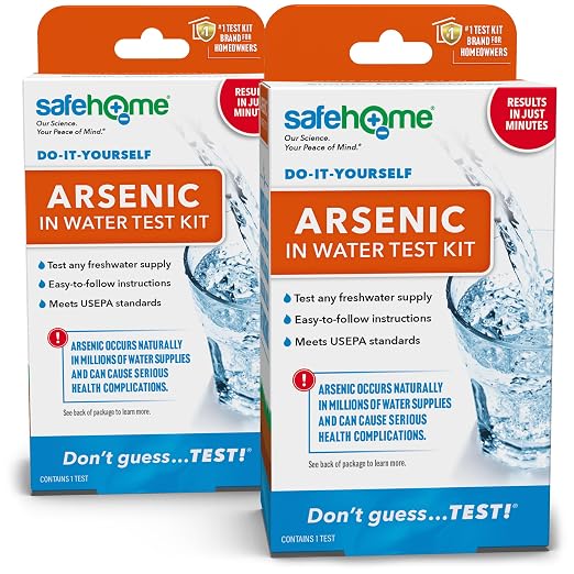 Safe Home® DIY Arsenic in Water Test Kit – at Home Testing by SafeHomeWaterQualityTestKits