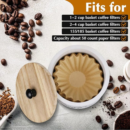 Wooden Coffee Filter Holder - Image 2