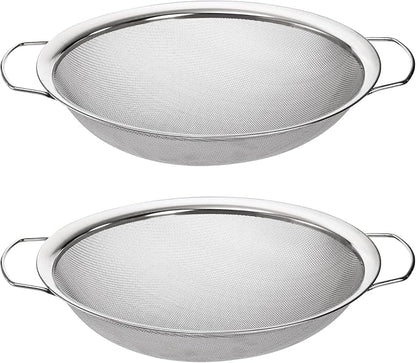 Jucoan 2 Pack Fine Mesh Paint Strainer, 11.5 Inch Stainless Steel 60 Mesh Paint by Jucoan