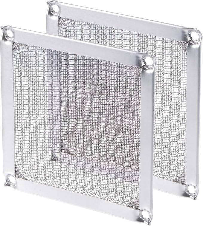 MECCANIXITY 92mm Computer Fan Filter Grills Stainless Steel Mesh Dustproof Case by MECCANIXITY