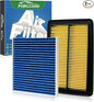 Cabin & Engine Air Filter Fit for Nissan Rogue 2.5L, Rogue 2.0L Hybrid by Forccord