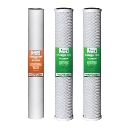 iSpring F3WCB32 20" x 2.5" Whole House Water Filters by iSpring