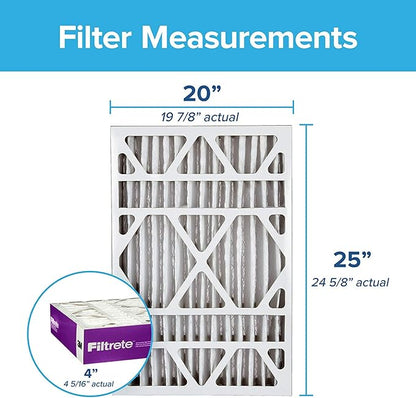 Filtrete 20x25x4, AC Furnace Air Filter, MPR 1550 DP, Healthy Living Ultra - Image 2