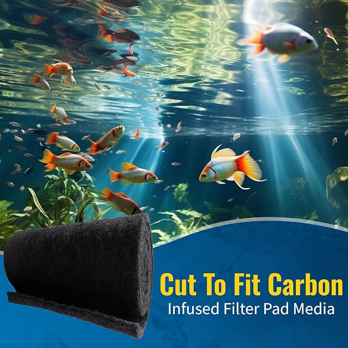 CFS – Pack of 2, Cut to Fit Carbon Infused Filter Pad Media - Image 2