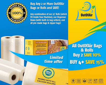 100 Vacuum Sealer Bags: Pint Size by OutOfAir Works - Image 4
