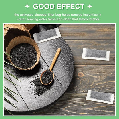 48 Packs Replacement Activated Charcoal Distiller Filters Coconut Shell - Image 5