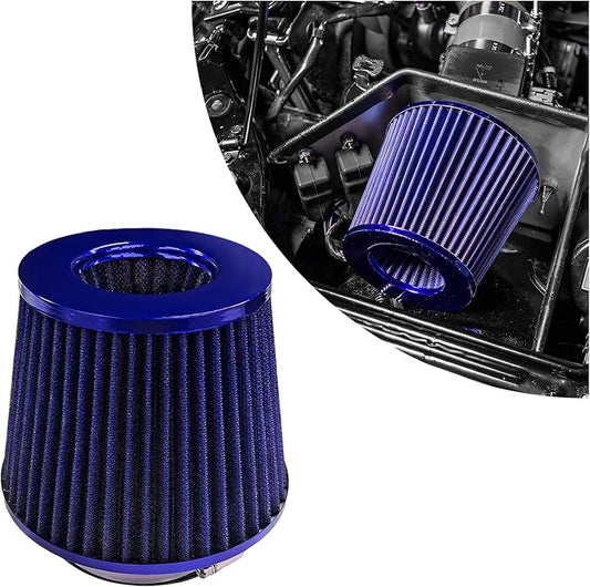 Sun Walker Clamp-on Air Intake Filter, 3/3.5/4 Inch High Flow Round Tapered Air by Unknown
