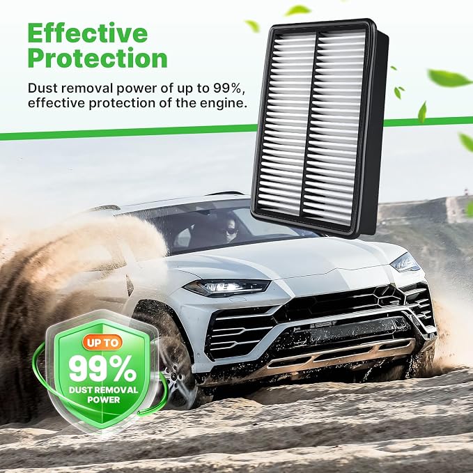 Engine+Cabin Air Filters Kit Fit - Image 3