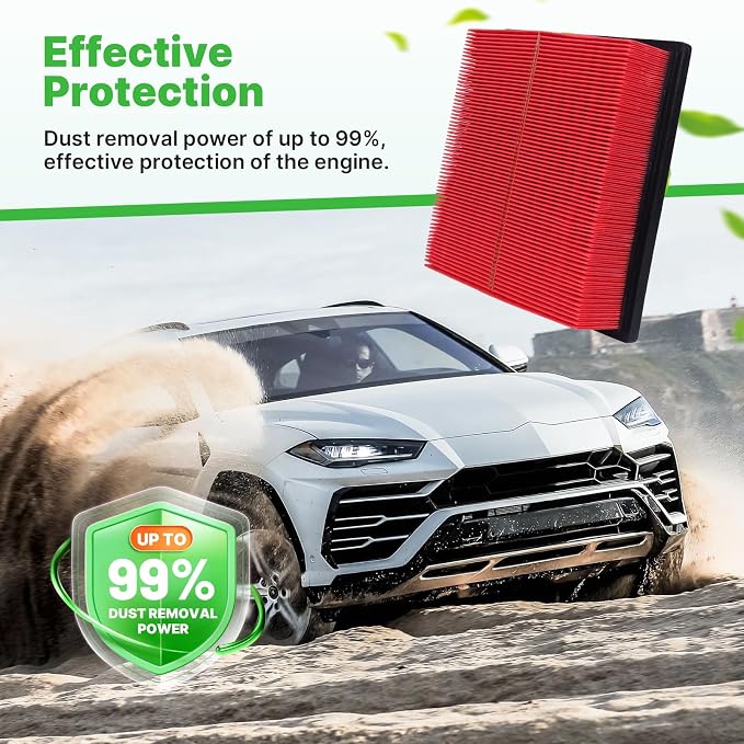 Engine+Cabin Air Filters Fit for Ascent 19-25 26, Crosstrek 18-23, Impreza 17-23 - Image 3