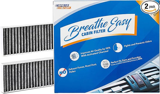Spearhead Odor Defense Breathe Easy AC & Heater Cabin Filter | Fits 2011-17 by SPEARHEAD