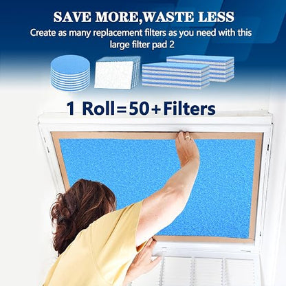 MERV 8 Air Vent Filters, Electrostatic Triple Vent Filter - Image 4
