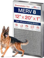 12x20x1 Electrostatic Air Filter, MERV 8, Reusable Furnace AC/HVAC Filter by LifeSupplyUSA