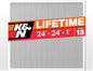 K&N 24X24X1 HVAC Furnace Air Filter, Lasts a Lifetime, Merv 13, the Last HVAC by KNEngineeringInc