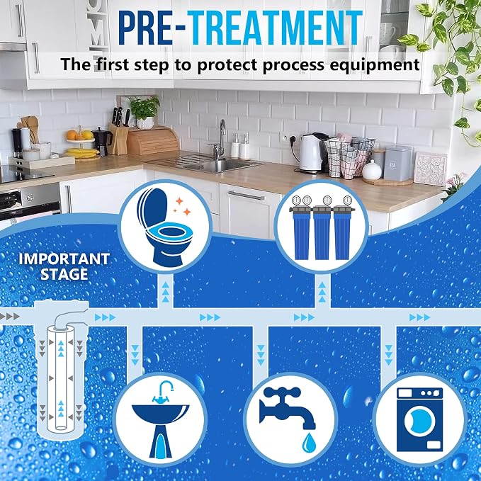 Standard Whole House Coconut Shell Granular Activated Carbon Water Filter 20” x - Image 7