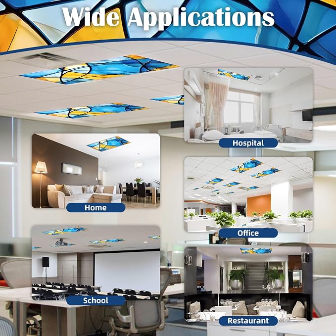 4 Pcs Fluorescent Light Covers - Image 6