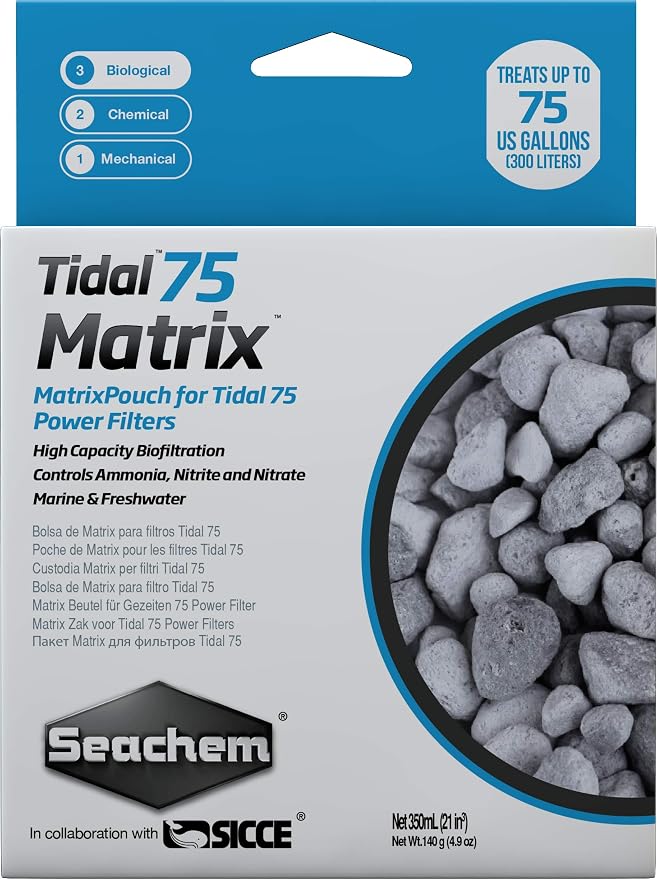 Seachem Laboratories 6507 350 ml 75 Matrix Tidal Filter by Seachem+Laboratories%2C+Inc.