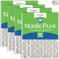 Nordic Pure 16x25x1 Pleated MERV 13 Air Filters 4 Pack by NordicPure