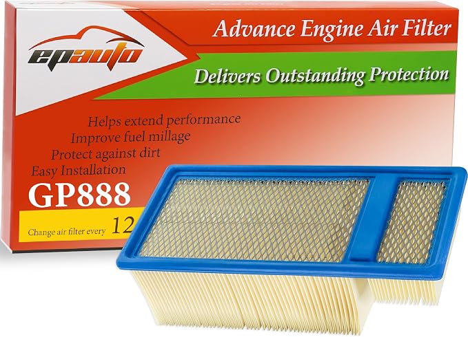 EPAuto GP888 Diesel Engine Air Filter Compatible by EPAuto