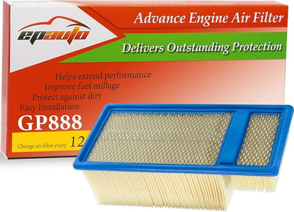 EPAuto GP888 Diesel Engine Air Filter Compatible by EPAuto