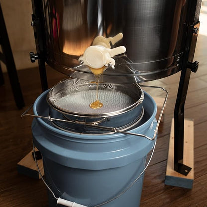 VIVO Stainless Steel Honey Strainer Double Sieve, Bee Keeping Equipment Filter - Image 7