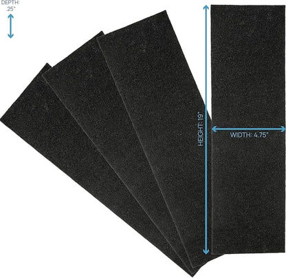 Filter Bros Carbon Filter C 4Pack Replacement Fits GermGuardian FLT28CB4 - Image 2
