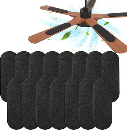 15pcs Ceiling Fan Filters for Blades Easy-Stick Strong Fixity Activated Coconut by Unknown