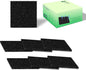 Polyurethane Activated Charcoal Filters -7 Pack 4.5 Inch Square Strong Odor by SPONDWILD