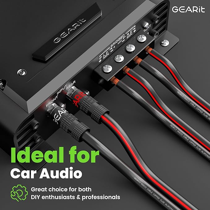 16AWG Speaker Wire, GearIT Pro Series 16 Gauge Speaker Wire Cable (500 Feet / 152.4 Meters) Great Use for Home Theater Speakers and Car Speakers, Black