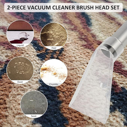 2Pcs Carpet Vac Extractor Attachment Tool, Portable Vacuum Cleaner Brush Head - Image 4