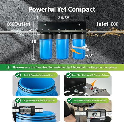 iSpring WGB31B-KSNC Whole House Water Filter System, SGS-Tested to Remove up to - Image 5