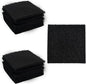12PCS 5” Square Compost Bin Charcoal Filters, 0.4” Thick Activated Carbon by AUXBC