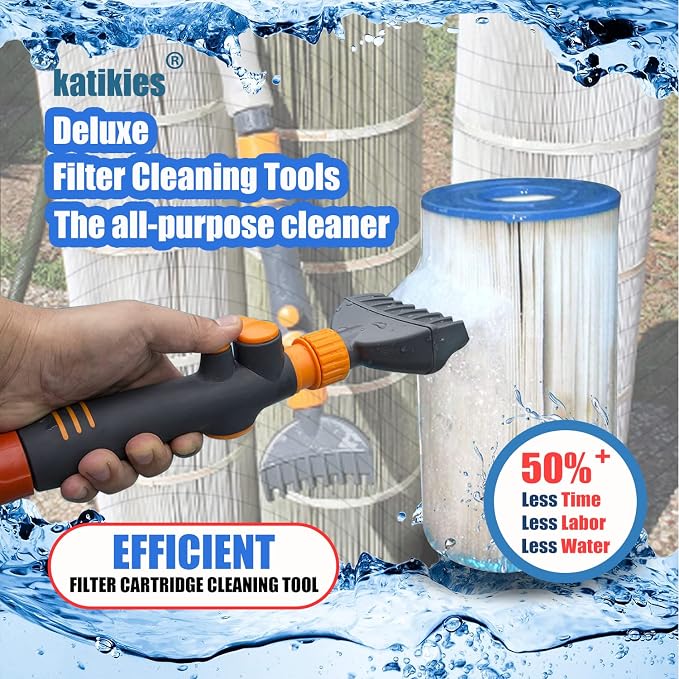 Pool Cartridge Filter Cleaner Tool, Filter Cleaning Wand - Image 5