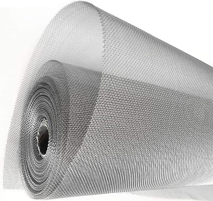 KISKIS 304 Stainless Steel Woven Wire Mesh, Wire Mesh Window Screen Mesh by KISKIS