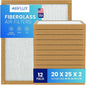 Fiberglass Air Filter -20x25x2Air Filter 12 Pack by Unknown