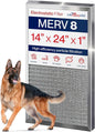 14x24x1 Electrostatic Air Filter, MERV 8, Reusable Furnace AC/HVAC Filter by LifeSupplyUSA