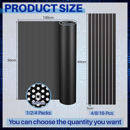 Woanger 2 Pcs 1000 x 300 mm DIY PC Case Dust Filter PC Fan Mesh Filter Floor - Image 2