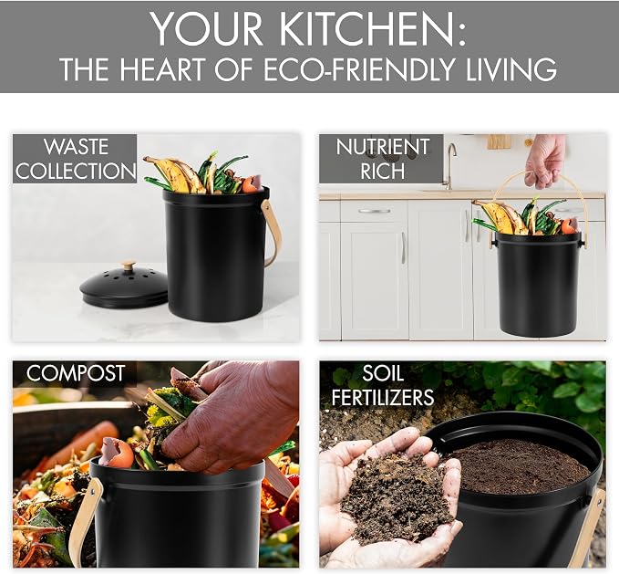 Beautiful Kitchen Compost Bin - Image 7