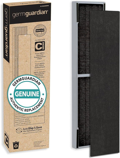 GermGuardian Filter C Smoke Clear HEPA Genuine Air Purifier Filter, by GuardianTechnologies