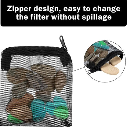 10 Pcs Aquarium Media Bags, 3.9" X 4" Filter Media Bag Small Media Bags - Image 5