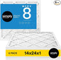 Simply 14x24x1 Air Filter, MERV 8, 6 Pack, by SimplyFilters