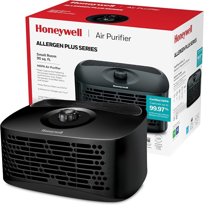 Honeywell HPA020 HEPA Air Purifier, Airborne Allergen Reducer by HoneywellPluggedIn