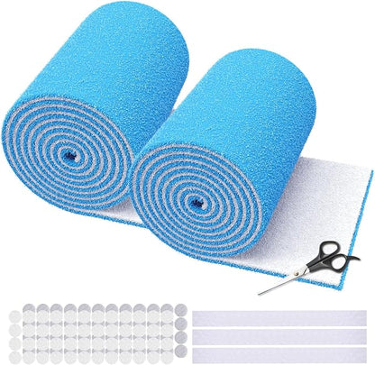 2PCS 12 x 140" Air Vent Filters, Cut-to-Size MERV 8 Filter Material, Triple by WAWINYAirVentFilters