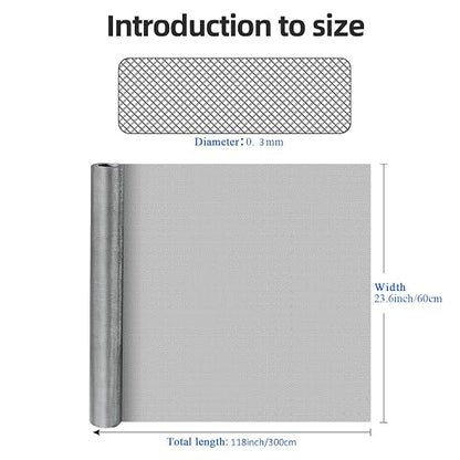 20 Mesh 304 Stainless Steel Mesh Screen, Rust Free Woven Wire Mesh, Metal Mesh - Image 2