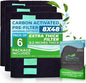 Breathe Naturally Universal 8x48 Cut-to-Fit Activated Carbon Filter Charcoal by BreatheNaturally