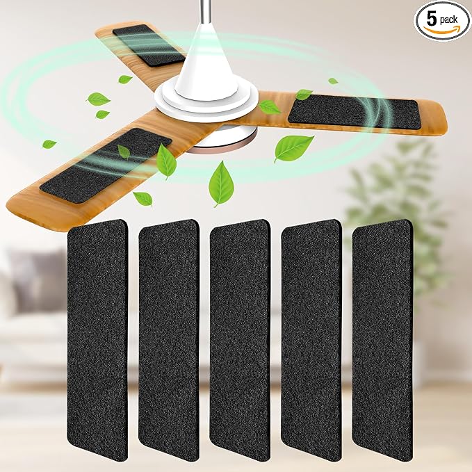 Ceiling Fan Filters for Blades, Easily Sticks Unscented Air Filters for Common by Demiwise
