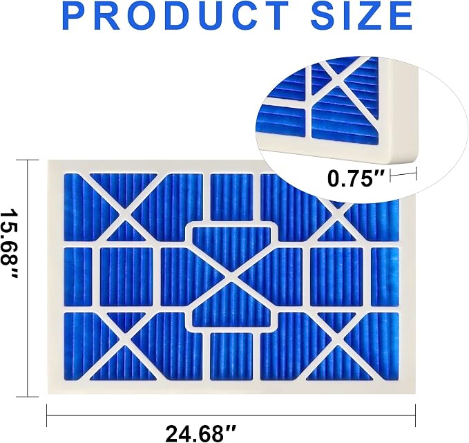 LEKEN 16x25x1 AC Furnace HVAC Filter Reusable Electrostatic Filters MERV 13 - Image 3
